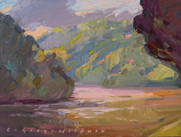 "Afternoon on Tuckasegee River" by Carole Gray-Weihman