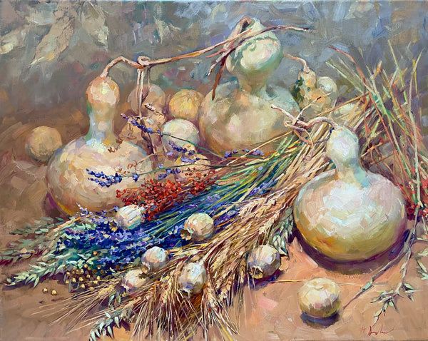 "Gourds and Grains" by Natalia Andreeva