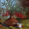 Evergreen and Berry Red by Averill Jones