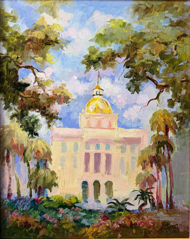 ""A Glimpse of City Hall,Savannah GA"" by Sitorabonu Musulmankulova