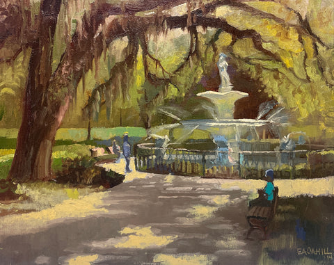 "Fountain at Forsyth Square" by Ed Cahill