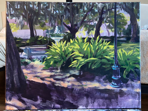 "Orleans Square, Thursday Afternoon" by Laura Floyd