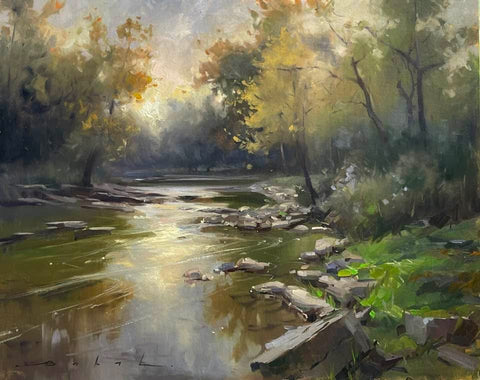 "Riverside Reverie" by Olena Babak