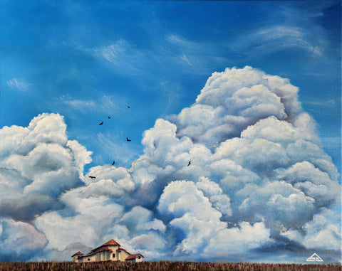 "What's in the clouds" by Maryia Arlova