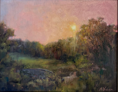 "Sunset in the Park" by Mary Veiga