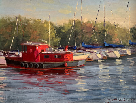 "Little Red Tugboat" by Jill McGannon