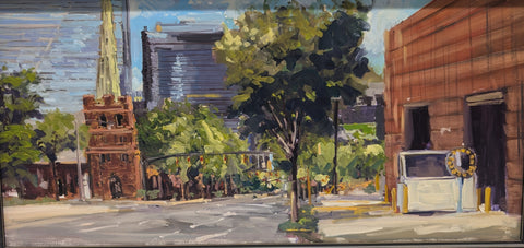 "Peachtree and North Ave" by Kip Bradley