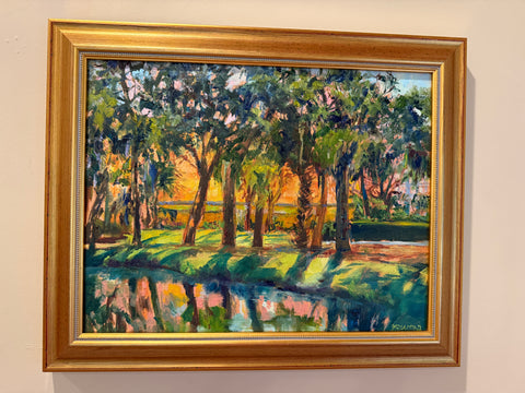 "Early Day,Marsh and Lagoon" by Mimi Diamond