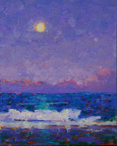 "Moonlit Surf" by Celeste McCollough