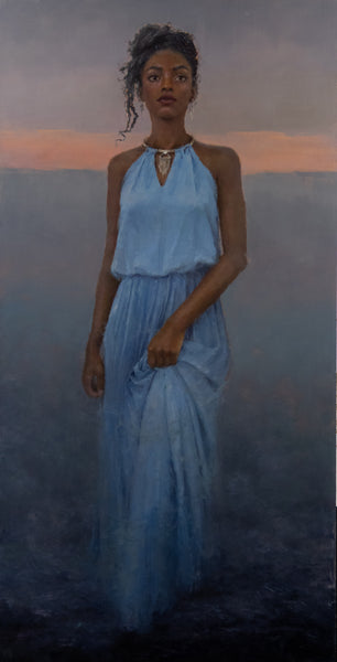 "Women in the Blue Dress" by Kyle Stuckey