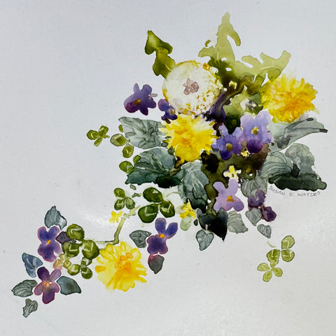 "Lawn Fragments" by Susan D. Waters