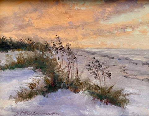 "Sunrise at the beach" by Jill McGannon