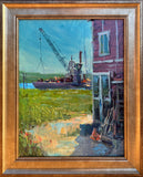 "Working Barge, Tybee" by Glery Becerra