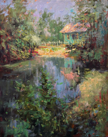 "Cradled in the Pond's Bosom" by Glery Becerra