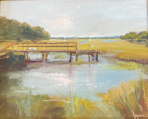 "Quiet Morning on Bull River" by Mary Negron