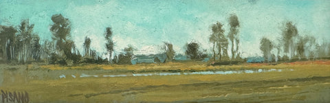 "Marsh and Pine Study" by Crista Pisano
