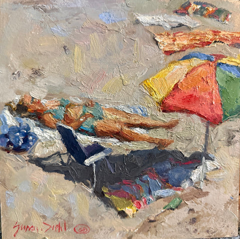 "Sunning" by Susan Diehl