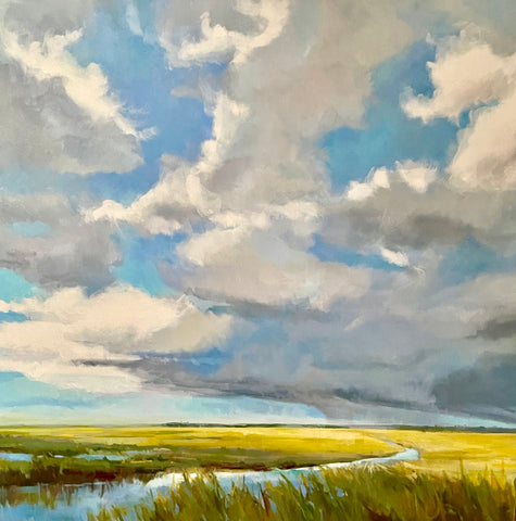 "Summer Meandering Marsh" by Donna R. Biggee