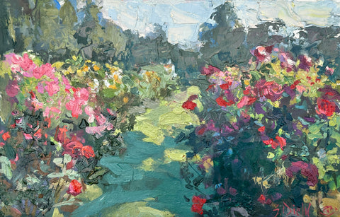 "Rose Garden Path" by Susan Jean Diehl