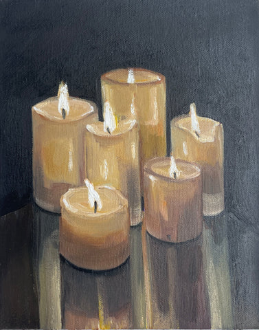 "Six Candles" by Adrienne Berkland