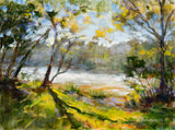 "Morning Fog on the Hooch" by Don Yaun