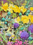 "Allium & Yellow Roses" by Lori Keith Robinson