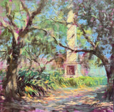 "Serene Walk, Johnson Square, Savannah" by Glery Becerra