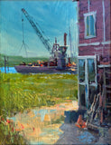 "Working Barge, Tybee" by Glery Becerra