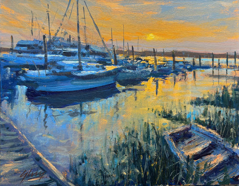 "Resting Boats, Tybee" by Glery Becerra