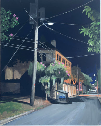 "Perry Ln. at Lincoln" by Adrienne Berkland